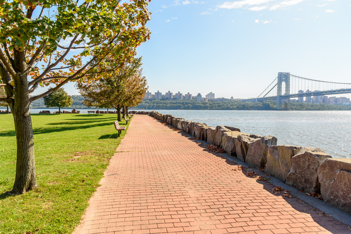 Panoramic Image of Fort Lee, NJ